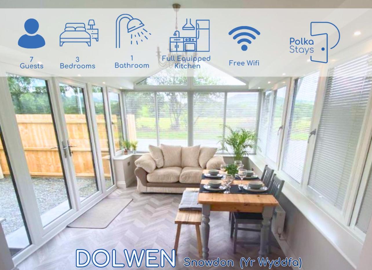 Dolwen Snowdonia Home By Polkastays Caernarfon Eksteriør billede